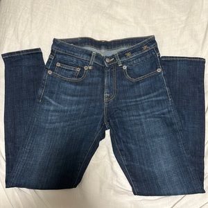 R13 mid rise boy skinny 25